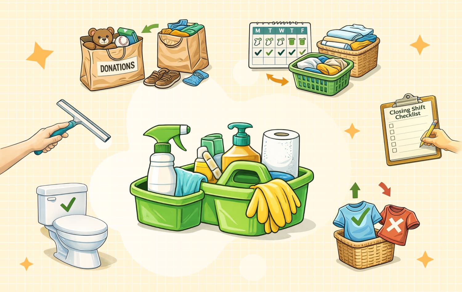 7 Simple But Effective Habits For A Cleaner and Tidier Home All Year